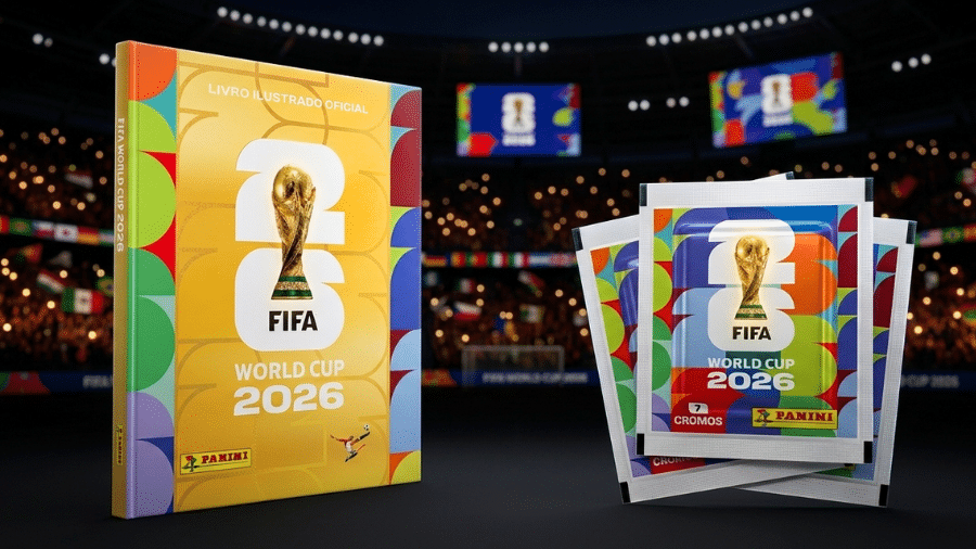 Álbum e pacotes oficiais Panini FIFA World Cup 2026